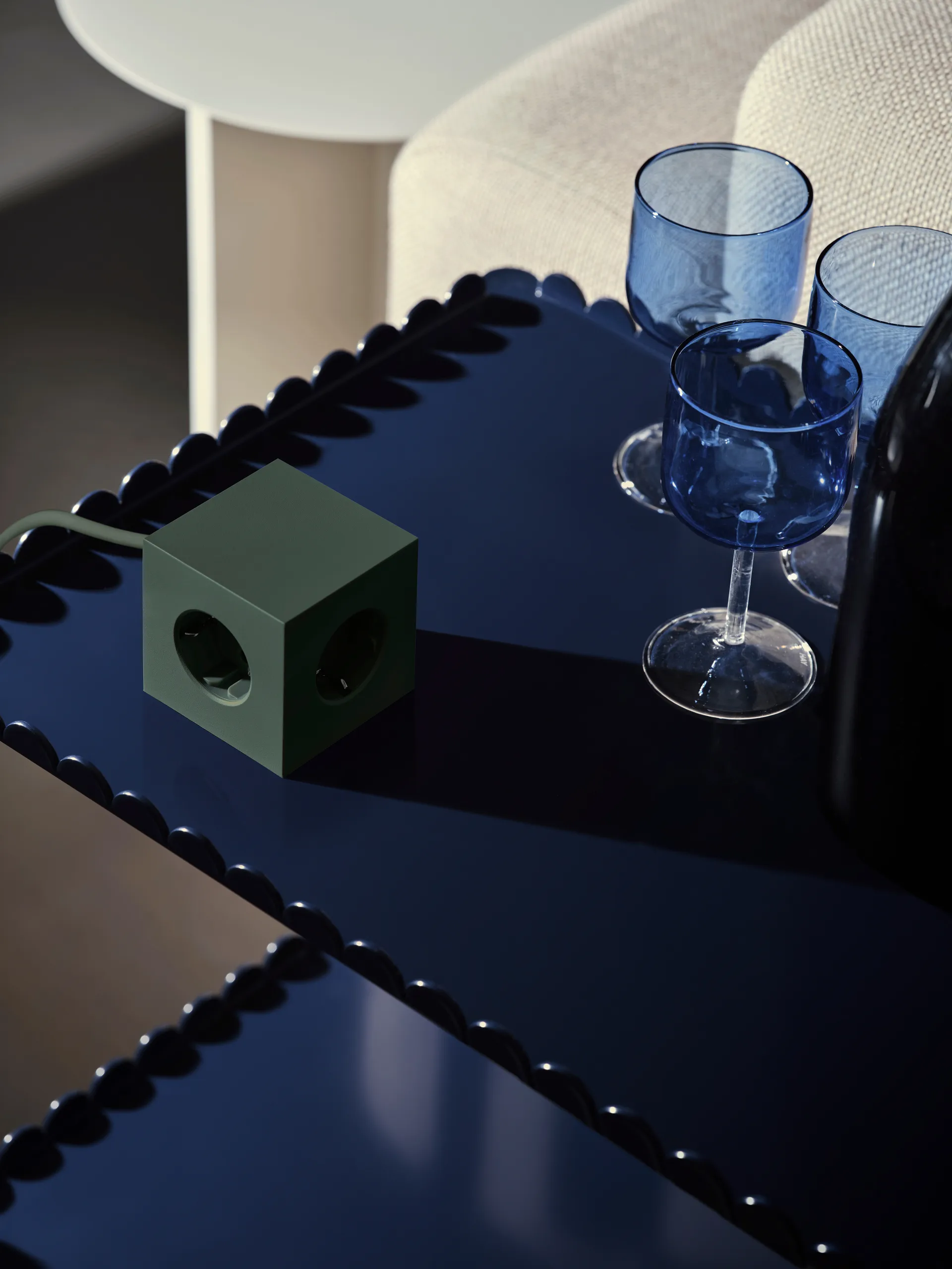 Square 1 power strip USB-C 30W 3 m, Oak Green Avolt