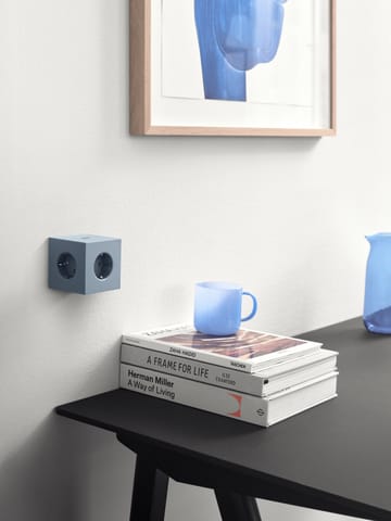 Square 1 power strip USB-C 30W 3 m - Shark Blue - Avolt