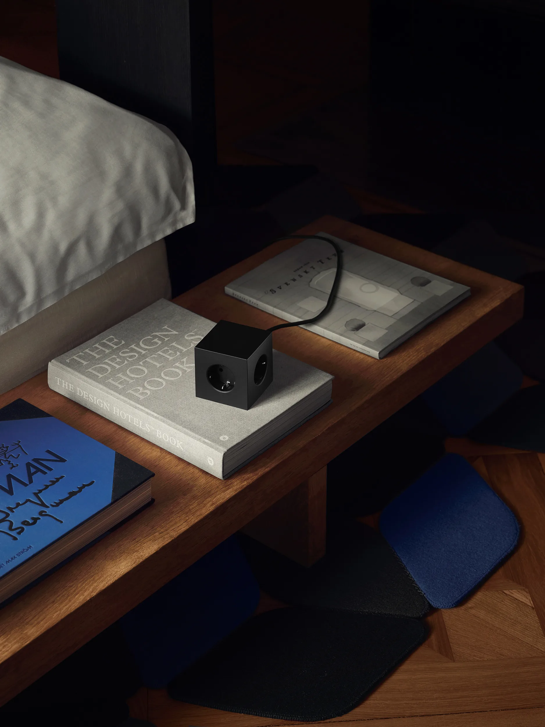 Square 1 power strip USB-C 30W 3 m, Stockholm Black Avolt