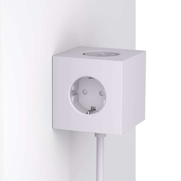 Square 1 socket, Gotland grey Avolt