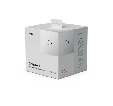 Square 1 UK power strip USB-C 30W 1.8 m - Gotland Gray - Avolt