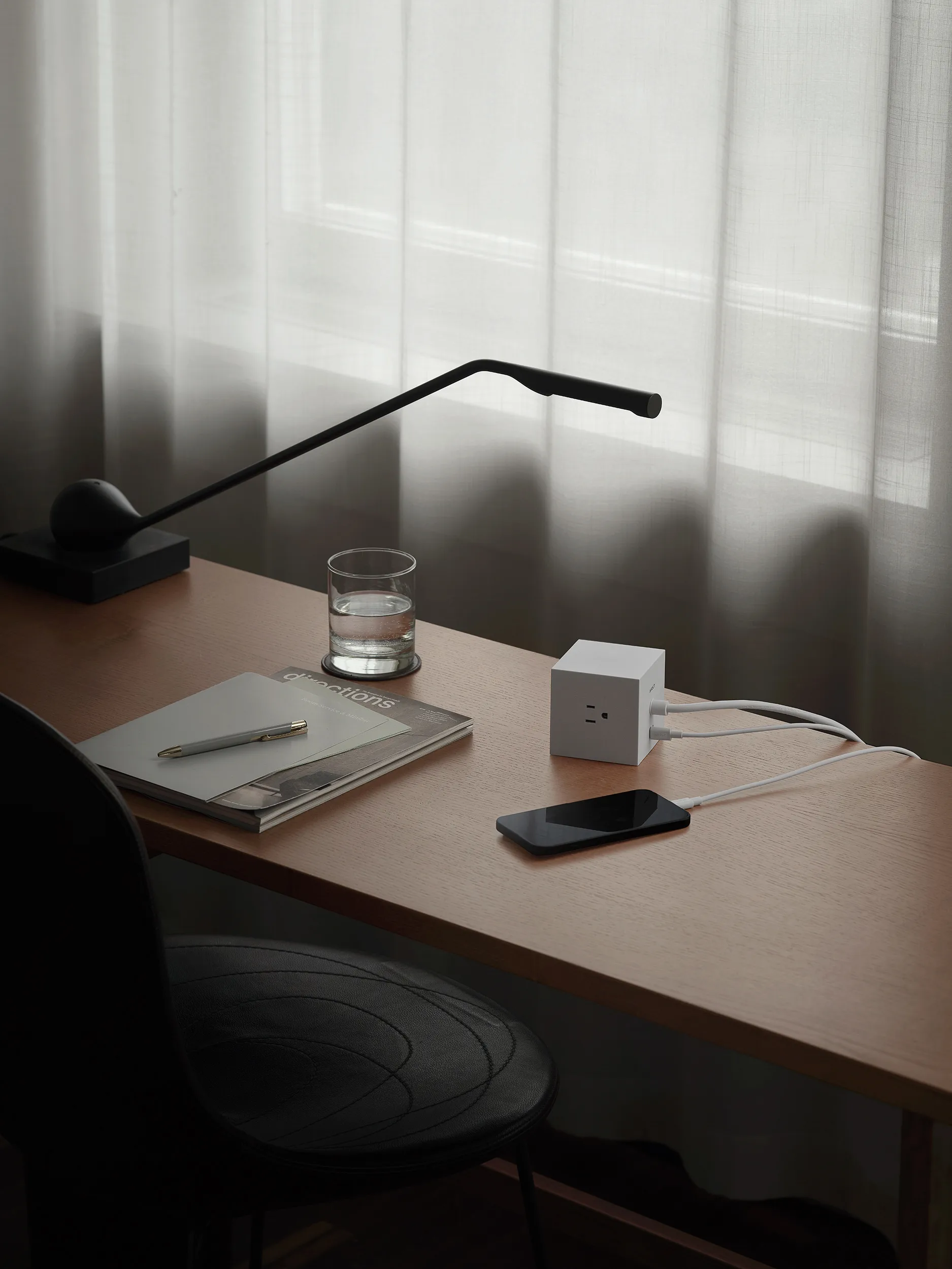 Square 1 UK power strip USB-C 30W 1.8 m, White Martinelli Luce edition Avolt