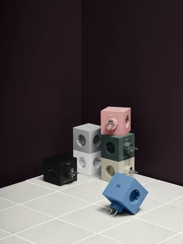 Square 2 outlet - Martinelli Luce Opal White - Avolt