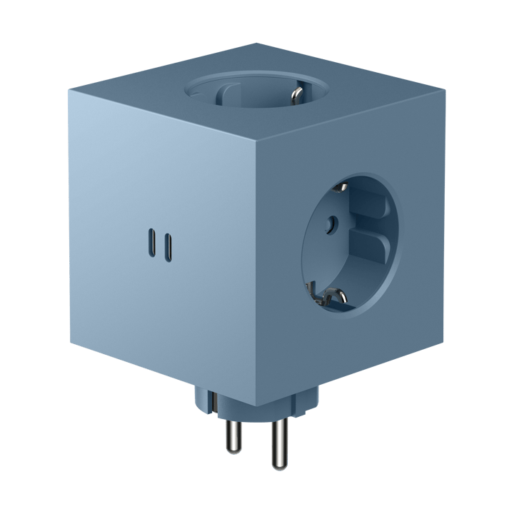 Square 2 outlet - Shark Blue - Avolt