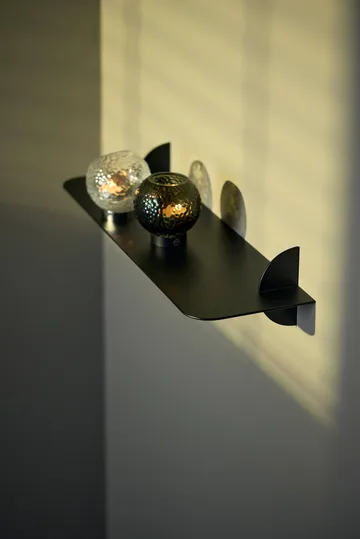Aedes shelf - Black, 80 cm - AYTM