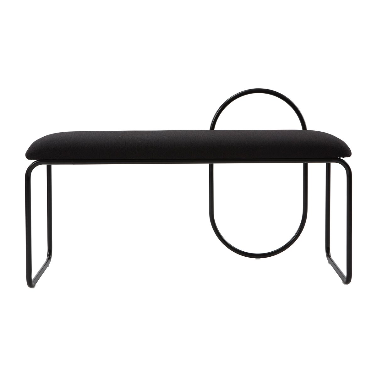 AYTM Angui bench bouclé Anthracite | Scandinavian Design | Stools | Grey