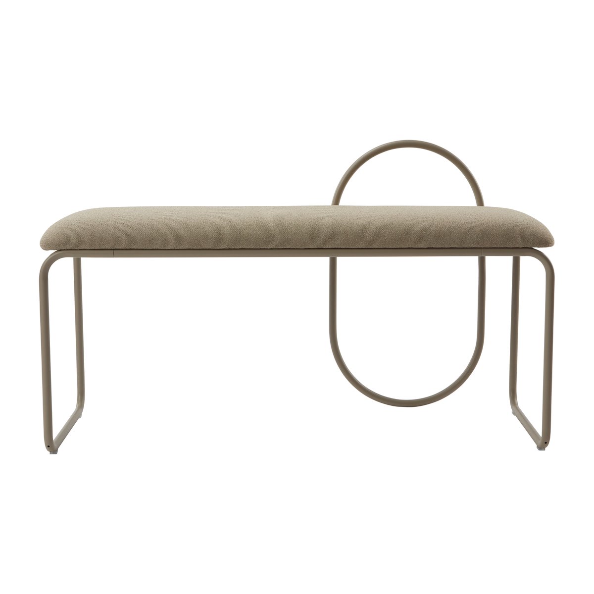 AYTM Angui bench bouclé Taupe | Scandinavian Design | Stools | Beige