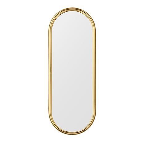 AYTM Angui mirror oval 78 cm gold | Scandinavian Design | Wall mirrors | Gold-coloured