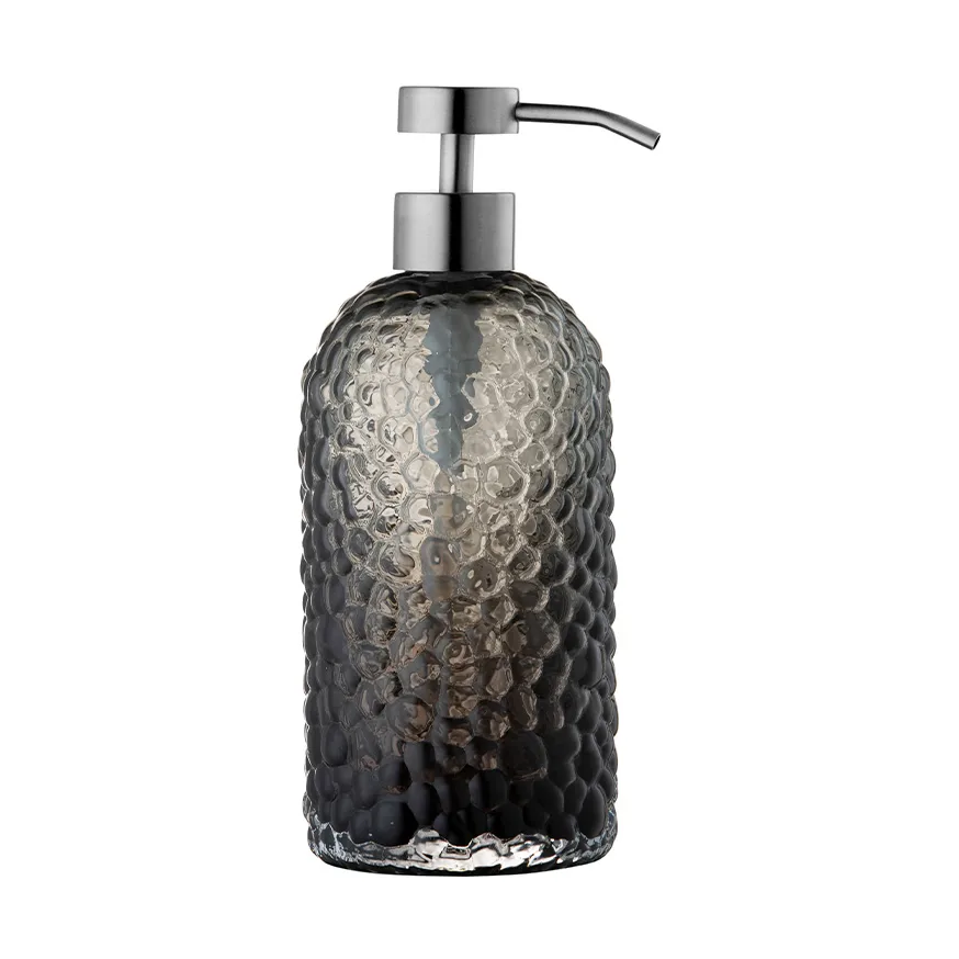 AYTM Arura soap dispenser 20 cm Black-silver | Scandinavian Design | Soap dispensers & dishes | Black