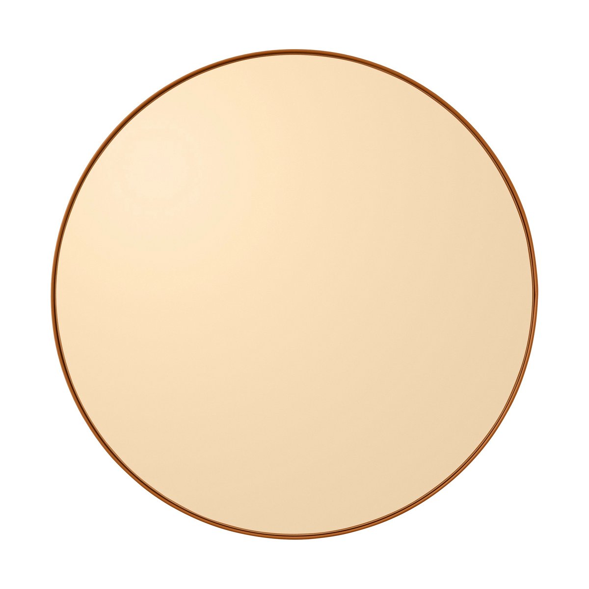 AYTM Circum mirror o50 cm Amber | Scandinavian Design | Round mirrors | Orange