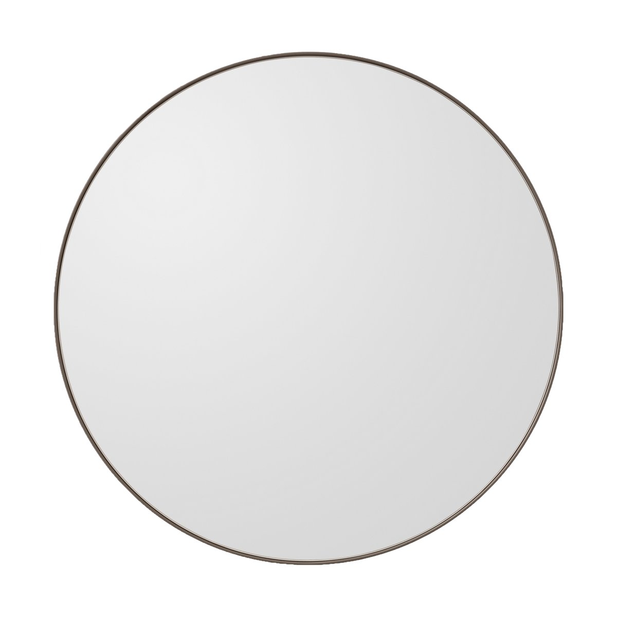 AYTM Circum mirror o50 cm Clear-taupe | Scandinavian Design | Round mirrors | Brown