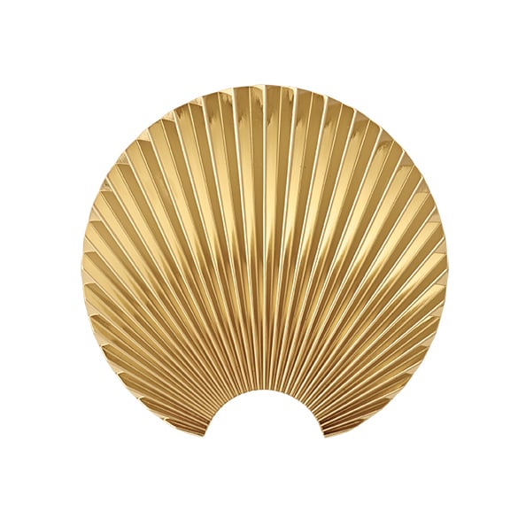AYTM Concha hook gold S | Scandinavian Design | Clothes hooks & hangers | Gold-coloured