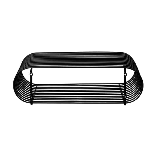 AYTM Curva shelf black | Scandinavian Design | Shelves & shelving systems | Black