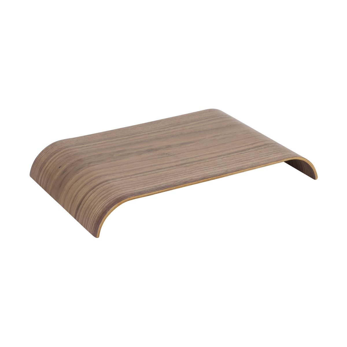 AYTM Curva tray/top panel for Curva shelf 40.4 cm Walnut