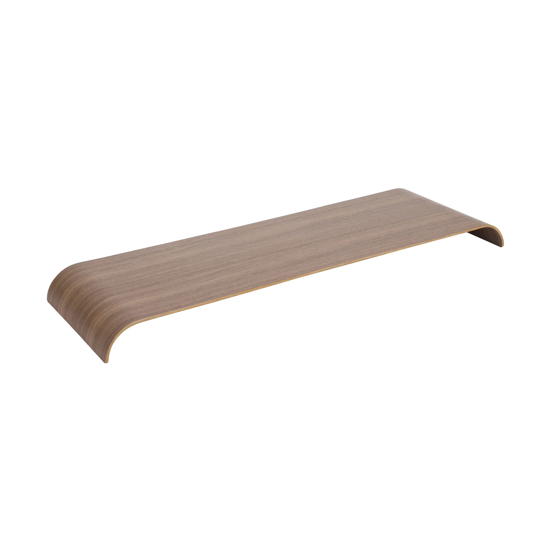Curva tray/top panel for Curva shelf 80.4 cm, Walnut AYTM