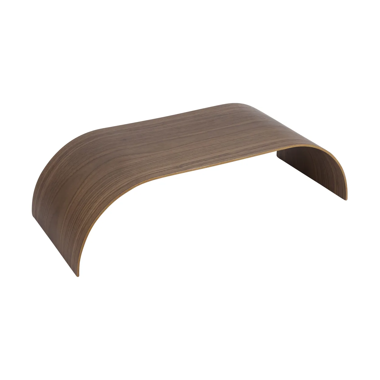 AYTM Curva tray/top panel for Curva wall shelf 62.2 cm Walnut