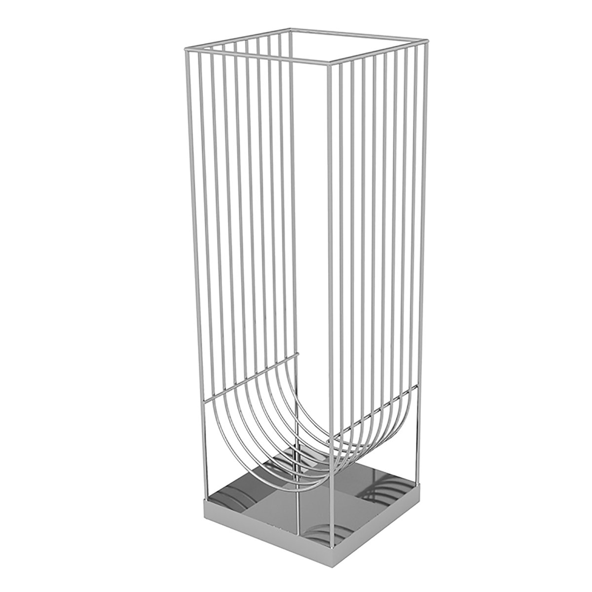 AYTM Curva umberella stand Silver | Scandinavian Design | Umbrella stands | Silver-coloured