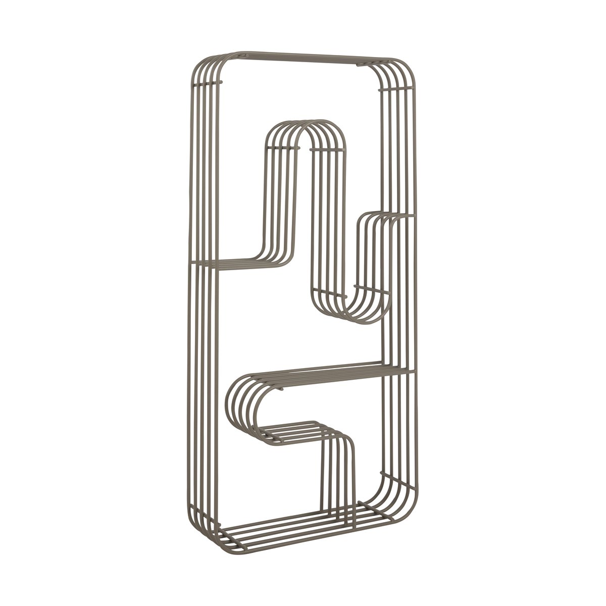 AYTM Curva wall shelf rectangular Taupe | Scandinavian Design | Shelves & shelving systems | Grey