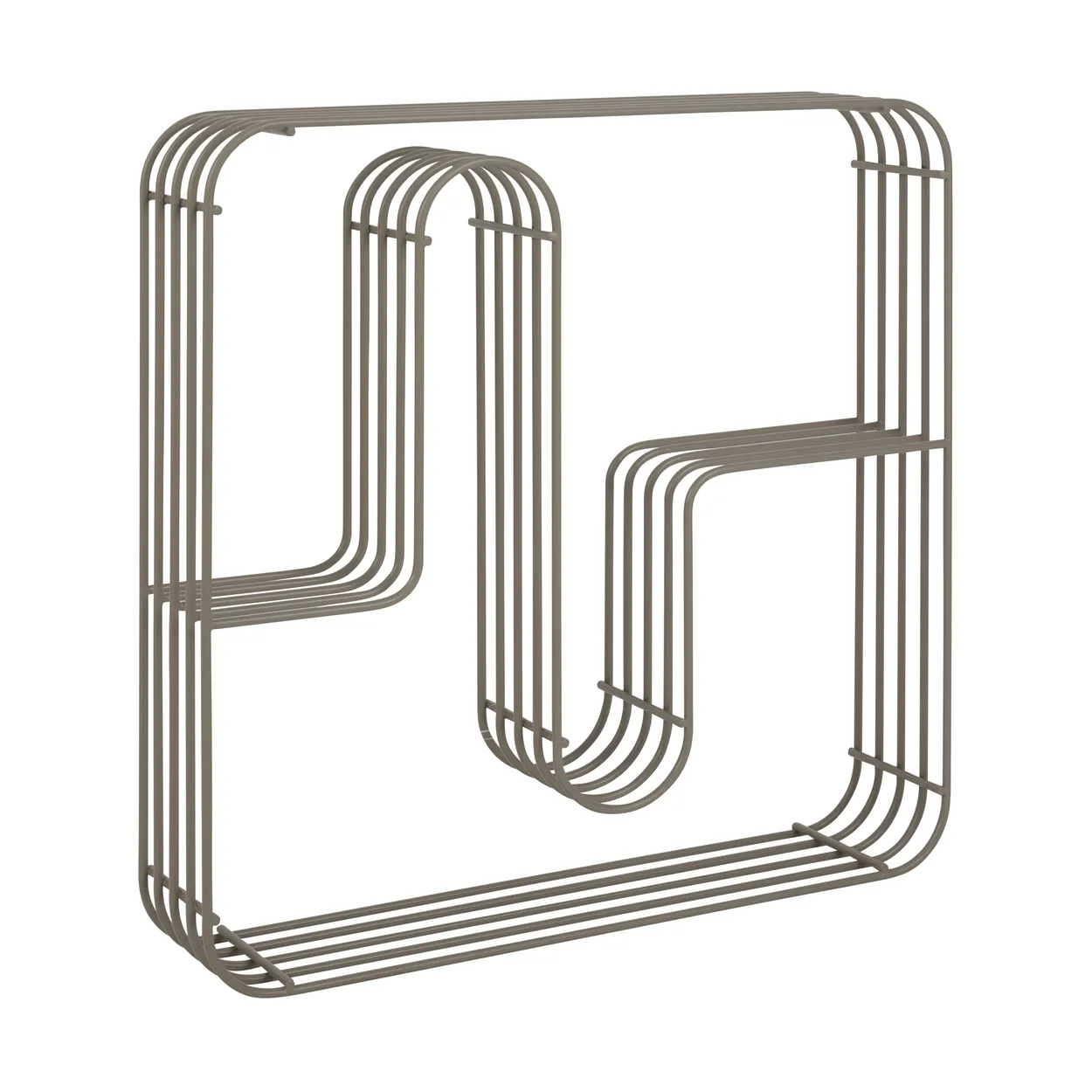 AYTM Curva wall shelf square Taupe | Scandinavian Design | Shelves & shelving systems | Grey