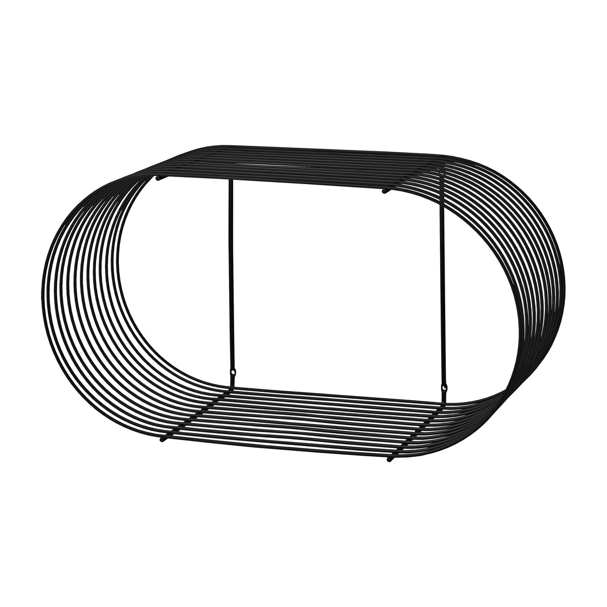 AYTM Curva wallshelf Black | Scandinavian Design | Shelves & shelving systems | Black