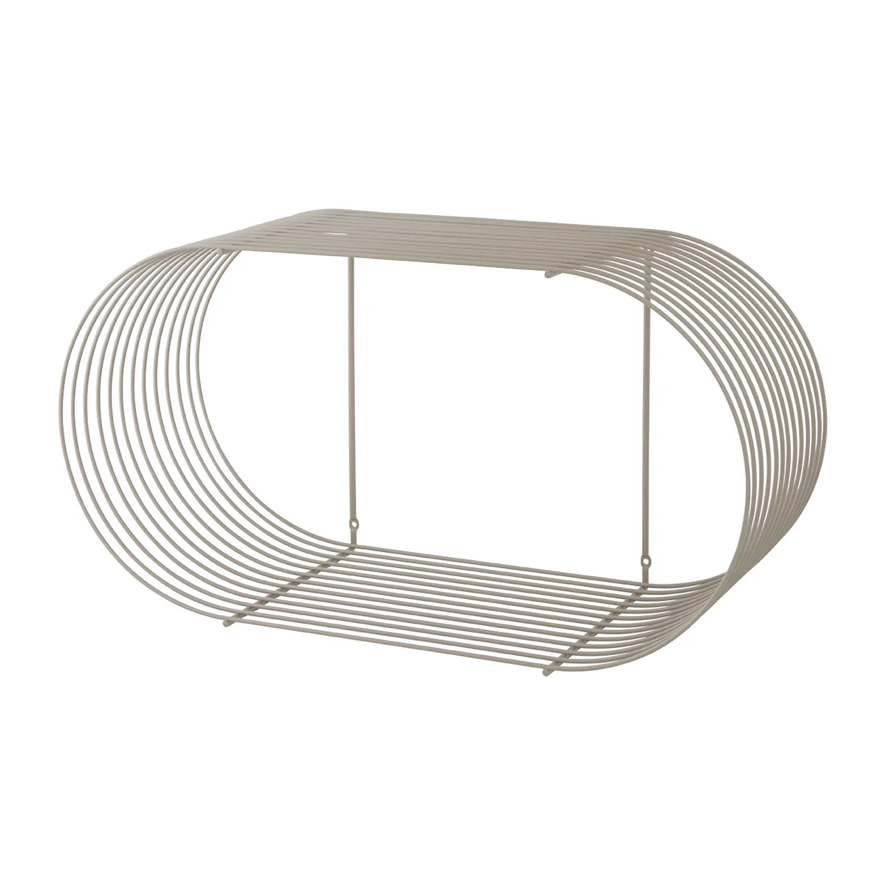 AYTM Curva wallshelf Taupe | Scandinavian Design | Shelves & shelving systems | Beige