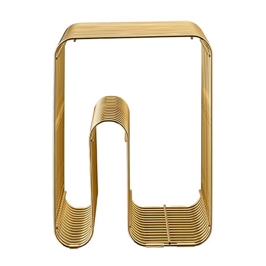 AYTM Curve chair brass | Scandinavian Design | Stools | Gold-coloured