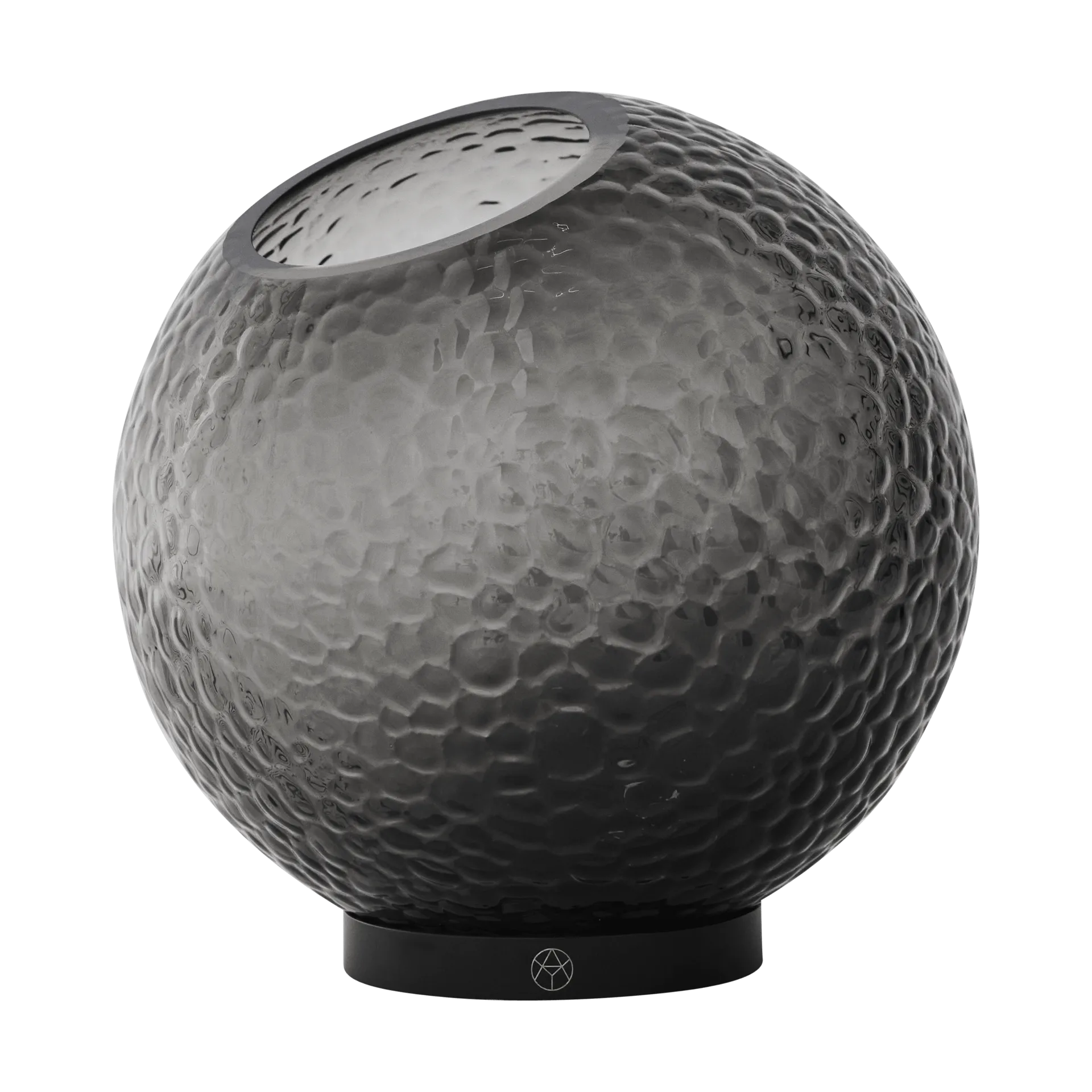 Globe bubbles vase Ø21 cm, Black AYTM