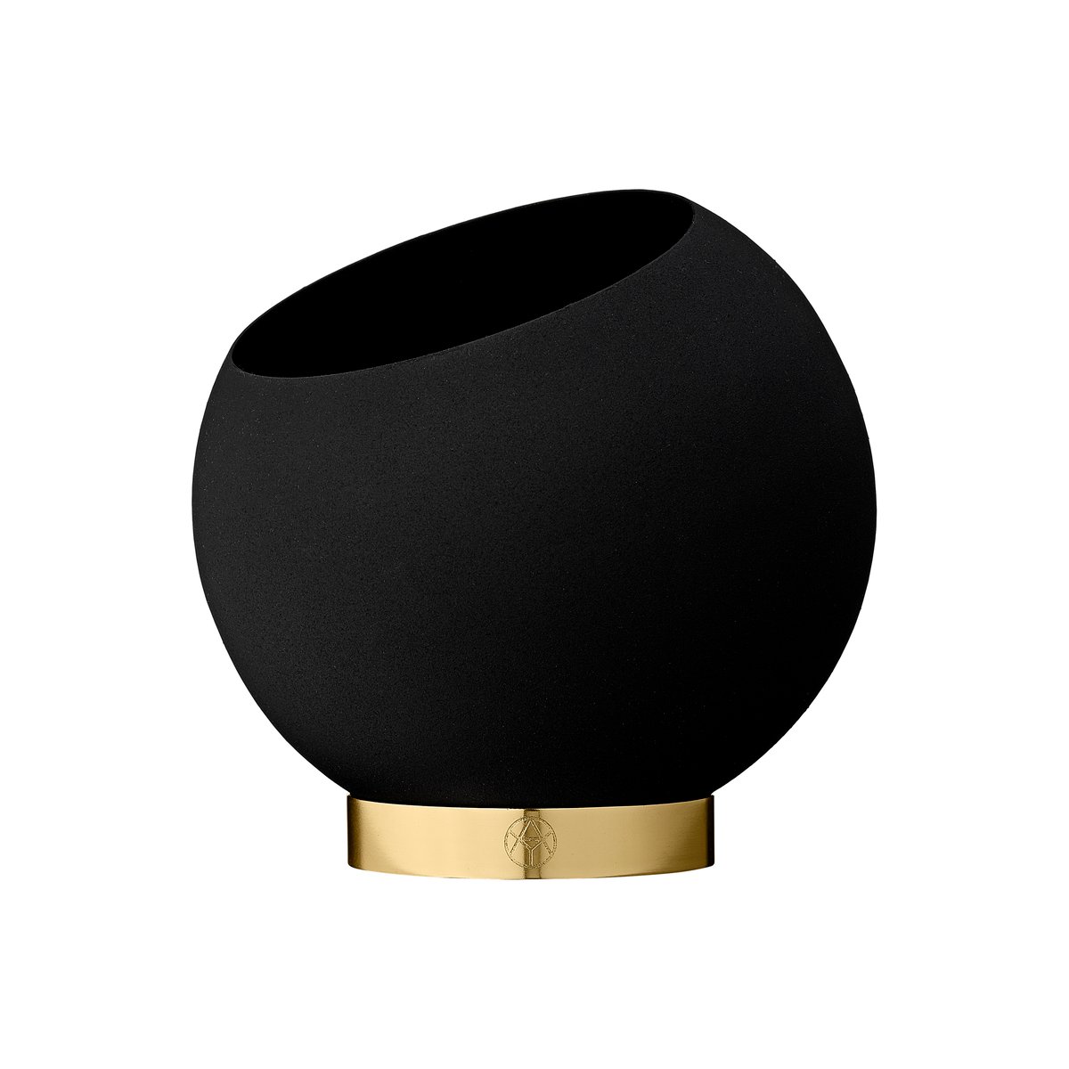 AYTM Globe flowerpot o17 cm Black | Scandinavian Design | Flower pots | Black