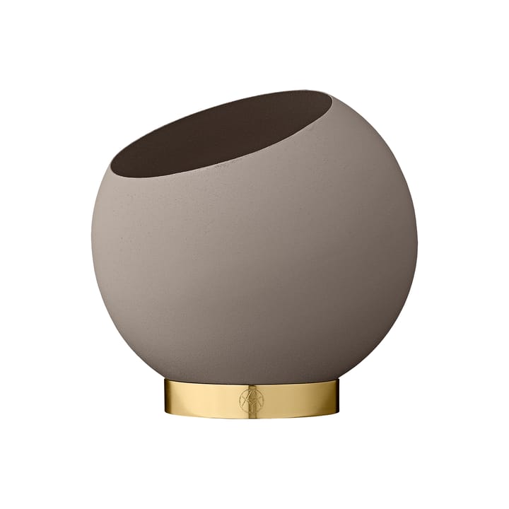 Globe flowerpot Ø17 cm - Taupe - AYTM