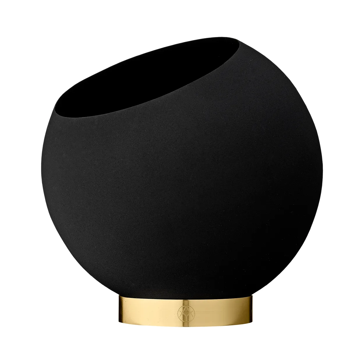 AYTM Globe flowerpot o21 cm Black | Scandinavian Design | Flower pots | Black