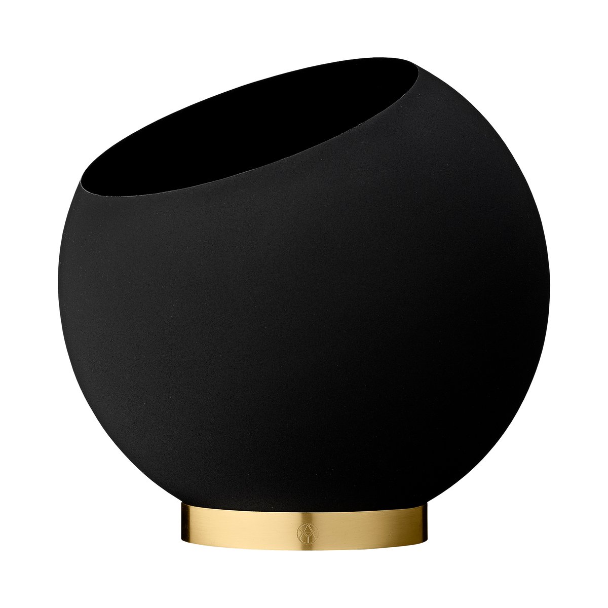 AYTM Globe flowerpot o30 cm Black | Scandinavian Design | Flower pots | Black