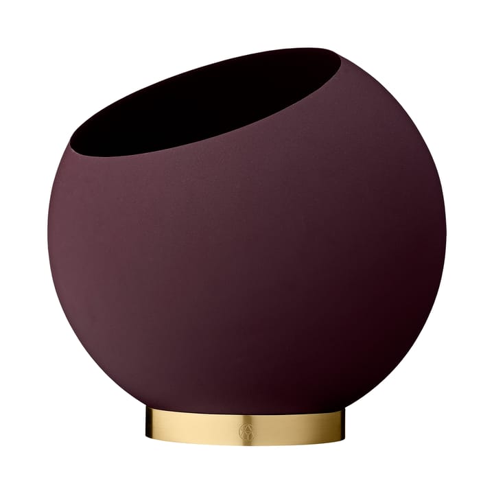 Globe flowerpot Ø30 cm - Bordeaux - AYTM