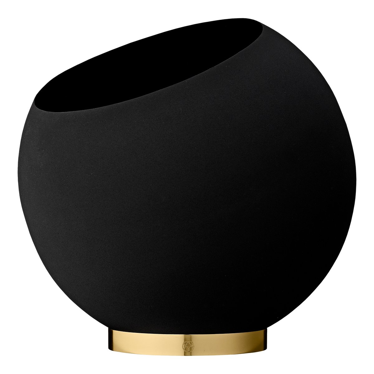 AYTM Globe flowerpot o37 cm Black | Scandinavian Design | Flower pots | Black