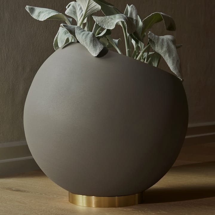 Globe flowerpot Ø37 cm - Taupe - AYTM