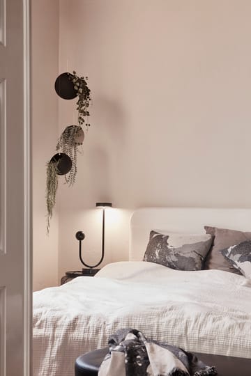 GLOBE hanging pot 21x32 cm - Black - AYTM