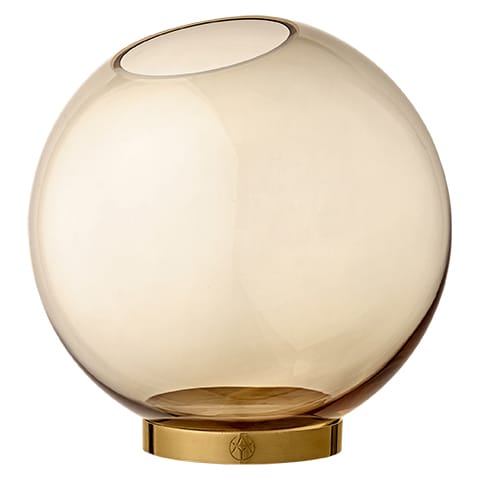 Globe vase large - amber-gold - AYTM