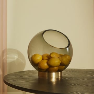 Globe vase XL - black-gold - AYTM