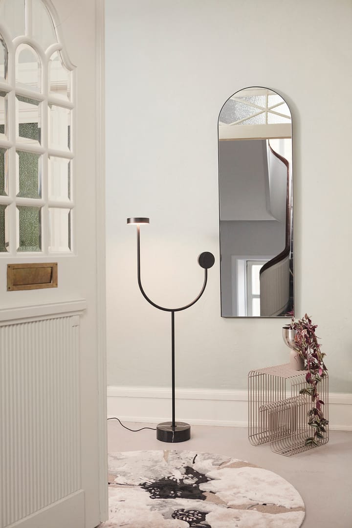 GRASIL floor lamp 51.5x127.6 cm, Black/black AYTM