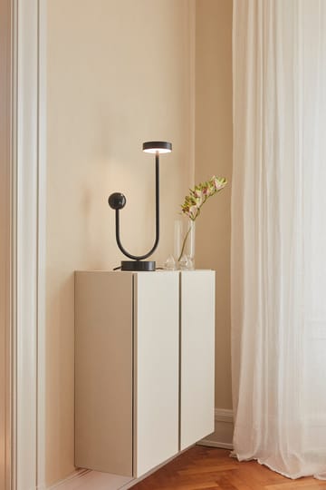 GRASIL table lamp 15x56 cm - Black/black - AYTM