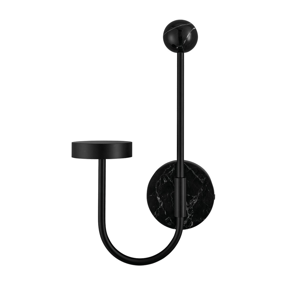 AYTM GRASIL wall lamp 30x54 cm Black/black | Scandinavian Design | Wall lights | Black