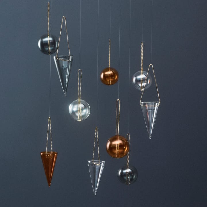 Monili Christmas tree bauble, clear AYTM