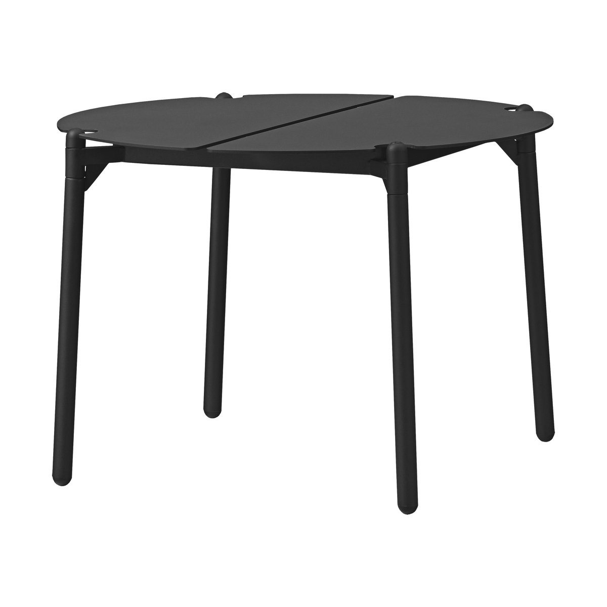 AYTM NOVO lounge table o50x35 cm Black | Scandinavian Design | Garden tables | Black