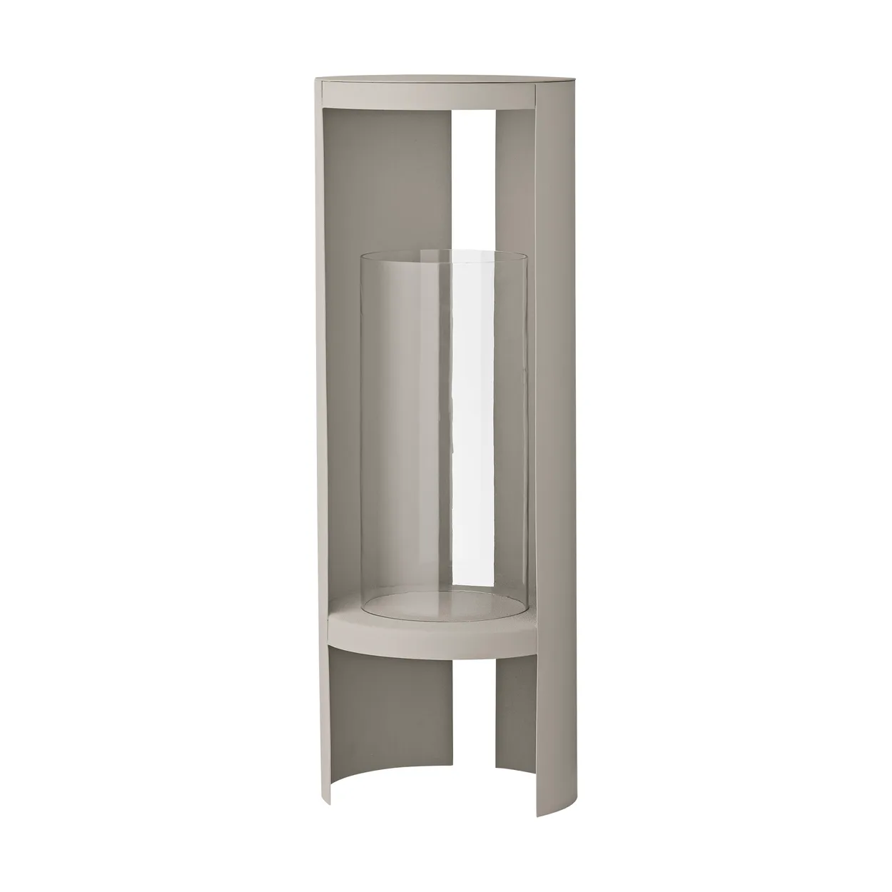 AYTM Ora lantern lamp 73 cm Taupe | Scandinavian Design | Tea light holders, lanterns & candle dishes | Grey
