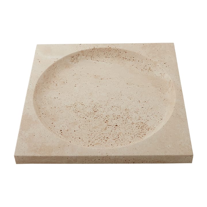 Regina saucer travertine - 30x30 cm - AYTM