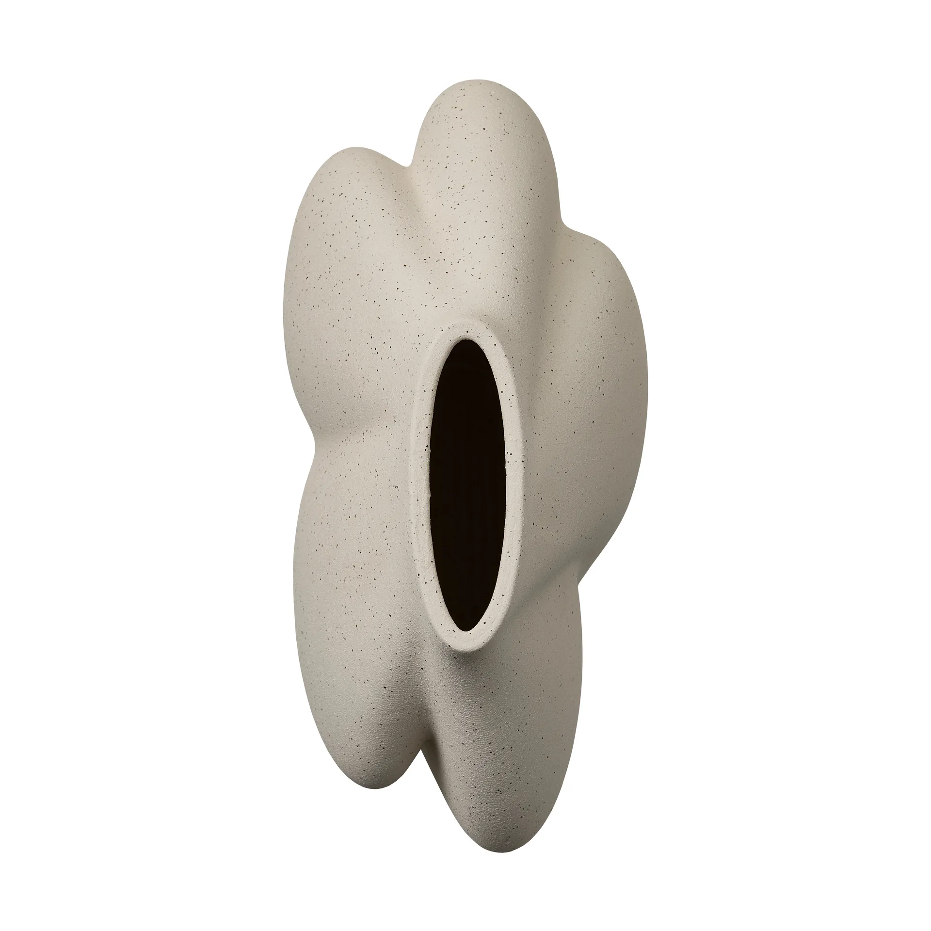 Saltare vase, Cream, Ø13.8x30 cm AYTM