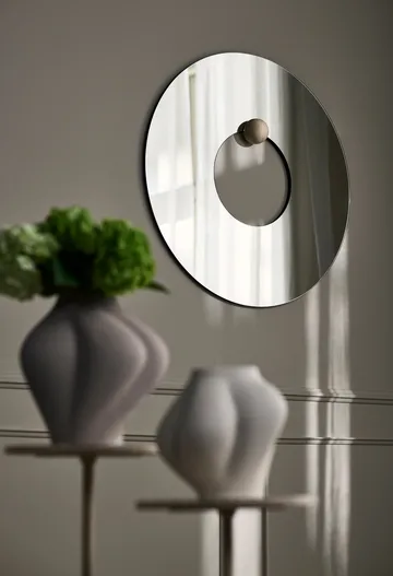 Saltare vase - Taupe, Ø13.8x30 cm - AYTM