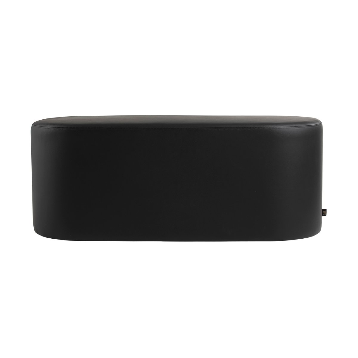 AYTM Sessio pouf 45x110 cm Black | Scandinavian Design | Sitting poufs | Black