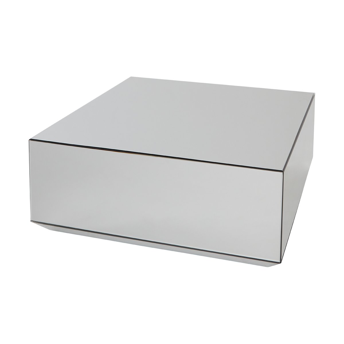 AYTM Speculum coffee table 80x80 cm Black | Scandinavian Design | Coffee tables | Silver-coloured