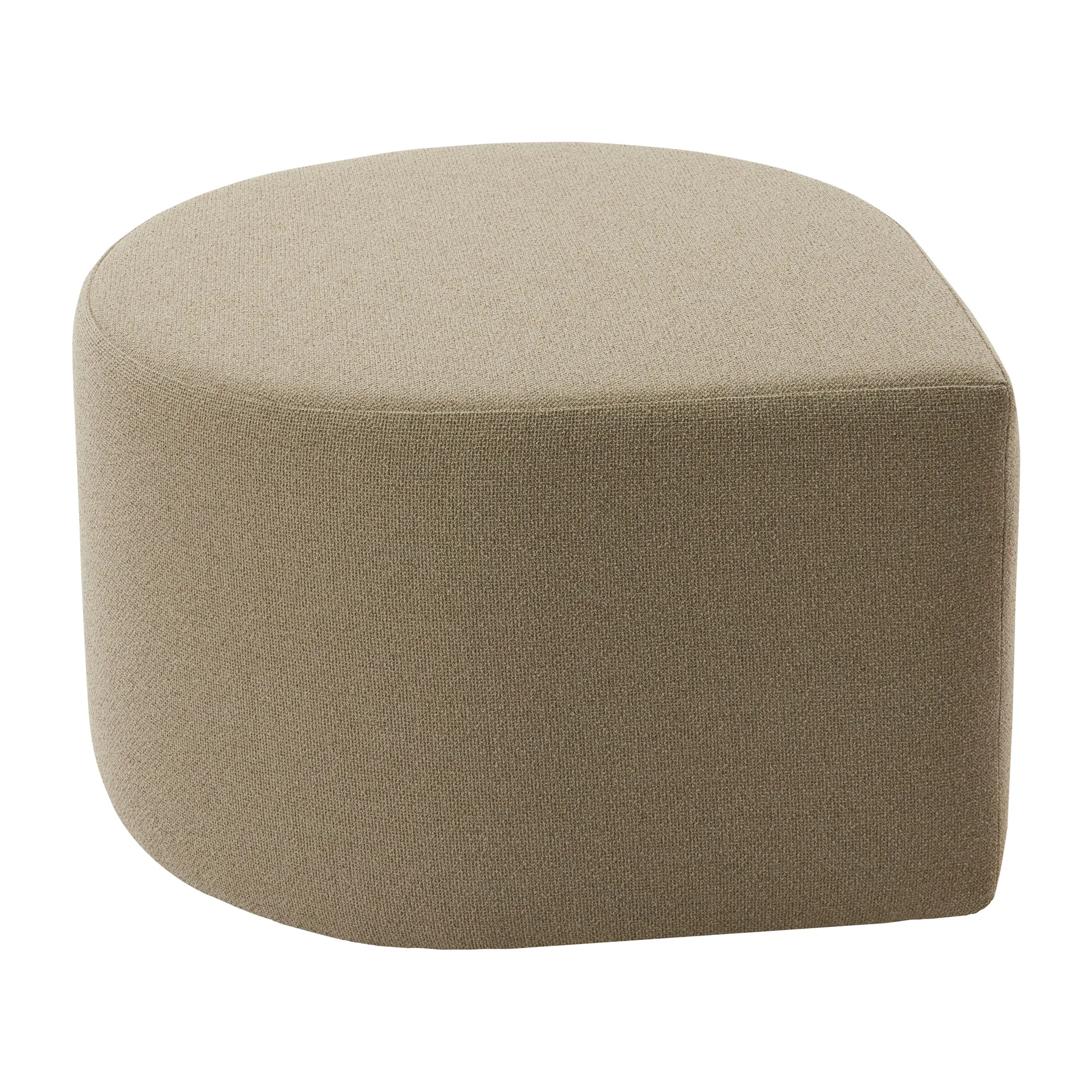 Stilla pouf bouclé, Taupe AYTM