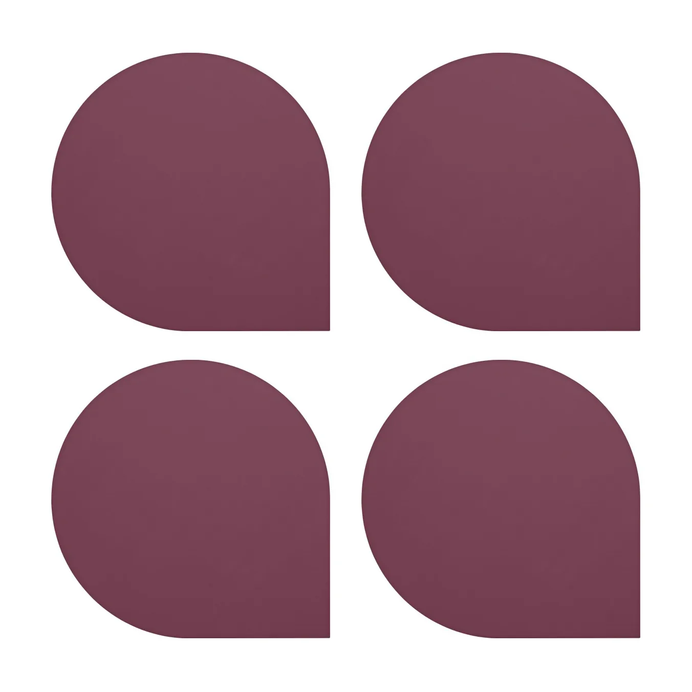 Stoa coaster 4-pack, Bordeaux AYTM